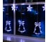 Бахрома Luazon DECOR Колокольчики, IP20, Ш2.4 м, В0.9 м, Н.С. LED-138-220V, 8 режимов, белый 2361707 3