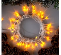 Нить Luazon ECO IP20, 5 м, Н.С. LED-50-220V, 8 режимов, желтый 3556760