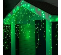 Бахрома Luazon SPEC, IP44, УМС, Ш3м, В0.9м, Н.С. 3W LED-232-220V, зеленый 3584168