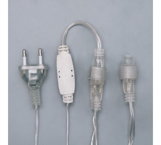 Бахрома Luazon SPEC IP44, УМС, Ш3м, В0.9м, Н.С. 3W LED-232-220V, шнур питания, мульти 2361647