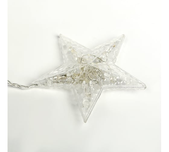 Бахрома Luazon DECOR Елки, IP20, Ш2.4 м, В0.9 м, Н.С. LED-138-220V, 8 режимов, теплый белый 2361711