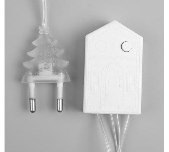 Нить Luazon DCR 4 м, с насадками Звезды, IP20, Н.С. LED-20-220V, 8 режимов, мульти 3590752