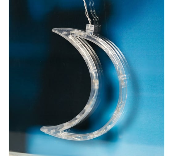 Бахрома Luazon DECOR Месяц, IP20, Ш2.7 м, В0.9 м, Н.С. LED-138-220V, 8 режимов, мульти 4356979