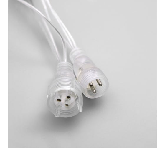 Бахрома Luazon SPEC, IP44, УМС, Ш3м, В0.9м, Н.С. 3W LED-232-220V, красный 3584169
