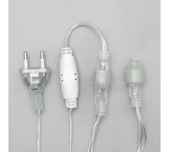 Бахрома Luazon SPEC, IP44, УМС, Ш3м, В0.9м, Н.С. 3W LED-232-220V, красный 3584169