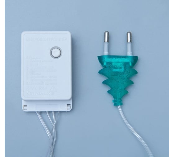 Нить Luazon DCR 4 м, с насадками Рождественская сказка, IP20, Н.С. LED-20-220V, 8 режимов, мульти 3590735
