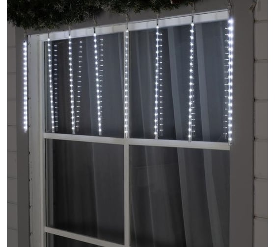 Гирлянда Luazon 3 м с насад. УМС Сосульки 45 см, LED-36-220V, белый 4588012