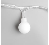 Нить Luazon DCR 5 м, с насадками Шарики Белые, IP20, Н.С. LED-30-220V, 8 режимов, теплый белый 3590700