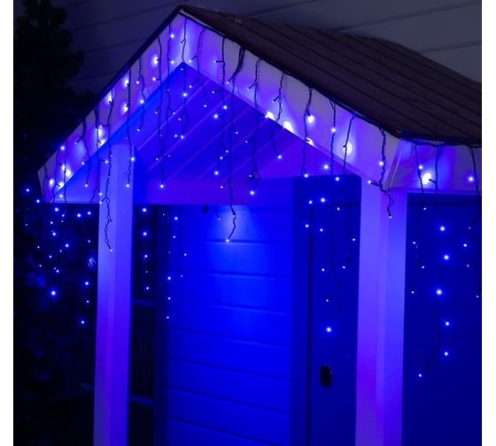 Бахрома Luazon SPEC IP44, УМС, Ш3м, В0.6м, Н.Т. 3W LEDSMD-SB-160-220V, синий 4356995