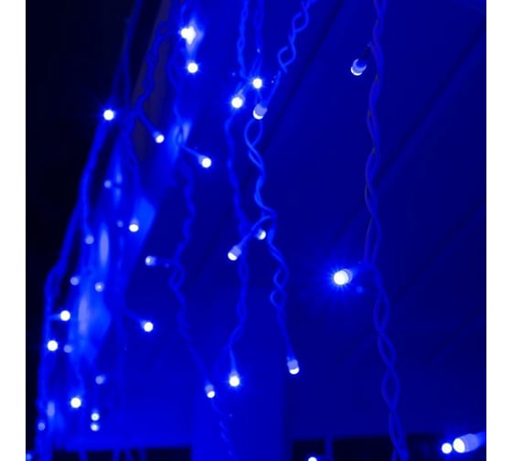 Бахрома Luazon SPEC IP44, УМС, Ш3м, В0.6м, Н.Т. 3W LEDSMD-SB-160-220V, синий 4356995