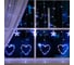 Бахрома Luazon DECOR Сердце, IP20, Ш2.4 м, В0.9 м, Н.С. LED-186-220V, 8 режимов, белый 4356977 1