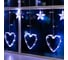 Бахрома Luazon DECOR Сердце, IP20, Ш2.4 м, В0.9 м, Н.С. LED-186-220V, 8 режимов, белый 4356977 3