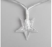 Нить Luazon DCR 3 м, с насадками Звезды, IP20, Н.С. LED-20-3.6V, АА*3 не в комплекте, мульти 806825