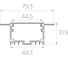 Комплект Ledcraft LC-LPSH3280M44-3x5Silver из 5 шт серебро (3м профиль+3м рассеиватель+2 заглушки+комплект шурупов) 1616340626 2