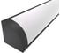 Комплект Ledcraft LC-LPU1616M20-2x1Black из 1 шт чёрный (2м профиль+2м рассеиватель+2 заглушки+2 крепежа) 1616250002 1