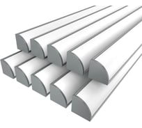 Комплект Ledcraft LC-LPU1616M20-2x10Silver из 10 шт серебро (2м профиль+2м рассеиватель+2 заглушки+2 крепежа) 1616240014