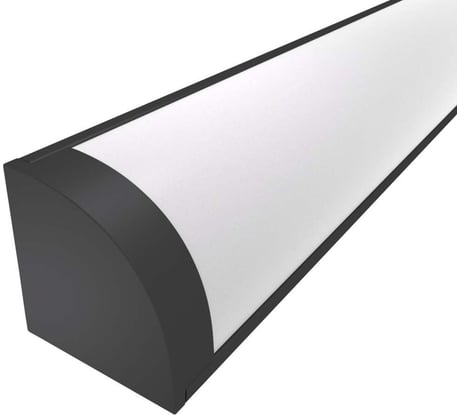 Комплект Ledcraft LC-LPU1616M20-3x1Black из 1 шт чёрный (3м профиль+3м рассеиватель+2 заглушки+4 крепежа) 1616350002