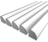 Комплект Ledcraft LC-LPU1616M20-3x5Silver из 5 шт серебро (3м профиль+3м рассеиватель+2 заглушки+4 крепежа) 1616340011 1