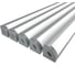 Комплект Ledcraft LC-LPU1717M16-2x5Silver из 5 шт серебро (2м профиль+2м рассеиватель+2 заглушки) 1616240502 1