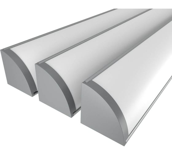 Комплект Ledcraft LC-LPU3030M40-2x3Silver из 3 шт серебро (2м профиль+2м рассеиватель+2 заглушки+2 крепежа) 1616240225 1