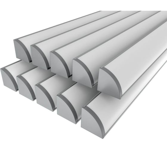 Комплект Ledcraft LC-LPU3030M40-2x10Silver из 10 шт серебро (2м профиль+2м рассеиватель+2 заглушки+2 крепежа) 1616240699 1