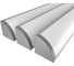 Комплект Ledcraft LC-LPU3030M40-3x3Silver из 3 шт серебро (3м профиль+3м рассеиватель+2 заглушки+4 крепежа) 1616340225 1