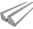 Комплект Ledcraft LC-LPU3333M28-2x2Silver из 2 шт серебро (2м профиль+2м рассеиватель+2 заглушки+2 крепежа) 1616240061 1