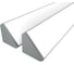 Комплект Ledcraft LC-LPU3838M44-2x2Silver из 2 шт серебро (2м профиль+2м рассеиватель+2 заглушки+2 крепежа) 1616240100 1