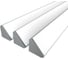 Комплект Ledcraft LC-LPU3838M44-3x3Silver из 3 шт серебро (3м профиль+3м рассеиватель+2 заглушки+4 крепежа) 1616340258 1