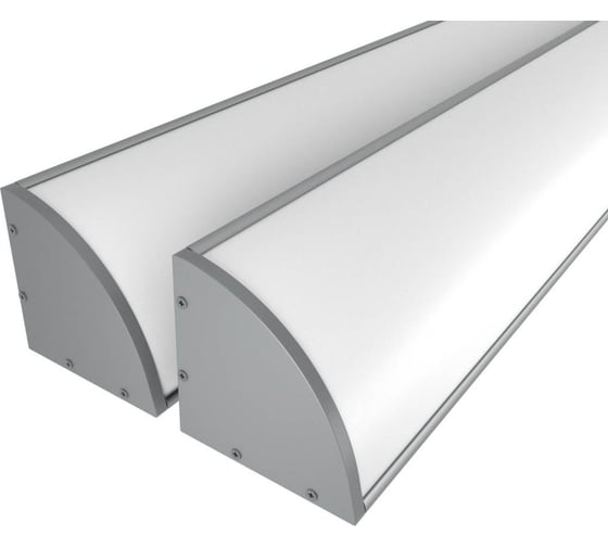 Комплект Ledcraft LC-LPU4747M14-3x2Silver из 2 шт серебро (3м профиль+3м рассеиватель+2 заглушки+комплект шурупов) 1616340114 1