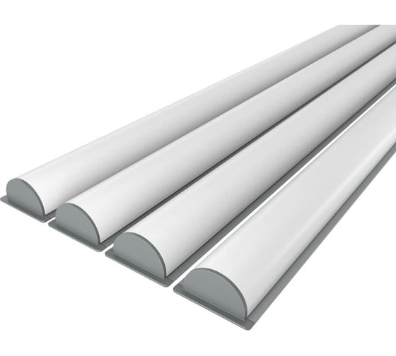 Комплект Ledcraft LC-LPV0532M1-3x4Silver из 4 шт серебро (3м профиль+3м рассеиватель+2 заглушки) 1616340456 1