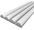 Комплект Ledcraft LC-LPV0532M1-3x4Silver из 4 шт серебро (3м профиль+3м рассеиватель+2 заглушки) 1616340456 1