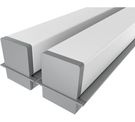 Комплект Ledcraft LC-LPV0722M1716-2x2Silver из 2 шт серебро (2м профиль+2м рассеиватель+2 заглушки) 1616240025 1