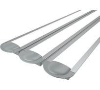 Комплект Ledcraft LC-LPV0722M16-3x3Silver из 3 шт серебро (3м профиль+3м рассеиватель+2 заглушки) 1616340006