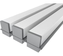 Комплект Ledcraft LC-LPV0722M1716-2x3Silver из 3 шт серебро (2м профиль+2м рассеиватель+2 заглушки) 1616240183