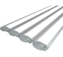 Комплект Ledcraft LC-LPV0722M16-3x4Silver из 4 шт серебро (3м профиль+3м рассеиватель+2 заглушки) 1616340009