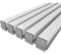 Комплект Ledcraft LC-LPV0722M1716-3x5Silver из 5 шт серебро (3м профиль+3м рассеиватель+2 заглушки) 1616340499