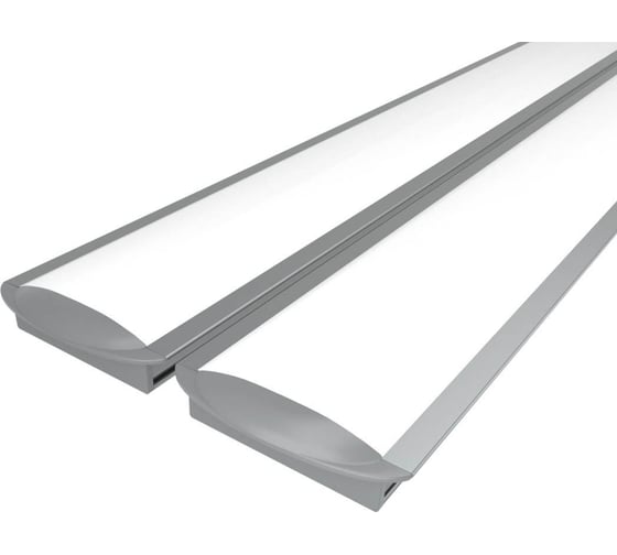 Комплект Ledcraft LC-LPV0734M28-2x2Silver из 2 шт серебро (2м профиль+2м рассеиватель+2 заглушки) 1616240108 1