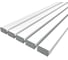 Комплект Ledcraft LC-LPV0740M36-2x5Silver из 5 шт серебро (2м профиль+2м рассеиватель+2 заглушки) 1616240563 1
