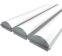 Комплект Ledcraft LC-LPV0740M36R-2x3Silver из 3 шт серебро (2м профиль+2м рассеиватель+2 заглушки) 1616240249