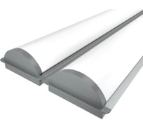 Комплект Ledcraft LC-LPV0740M36R-2x2Silver из 2 шт серебро (2м профиль+2м рассеиватель+2 заглушки) 1616240091