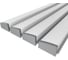 Комплект Ledcraft LC-LPV0740M36T-2x4Silver из 4 шт серебро (2м профиль+2м рассеиватель+2 заглушки) 1616240406 1