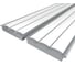 Комплект Ledcraft LC-LPV0956M16-2x2Silver из 2 шт серебро (2м профиль+2м рассеиватель 3шт+2 заглушки) 1616240106 1