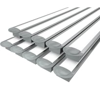 Комплект Ledcraft LC-LPV1222M16-2x10Silver из 10 шт серебро (2м профиль+2м рассеиватель+2 заглушки) 1616240658