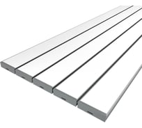 Комплект Ledcraft LC-LPV1035M34-3x5Silver из 5 шт серебро (3м профиль+3м рассеиватель+2 заглушки) 1616340578