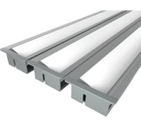 Комплект Ledcraft LC-LPV1226M16-3x3Silver из 3 шт серебро (3м профиль+3м рассеиватель+2 заглушки) 1616340276