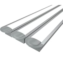 Комплект Ledcraft LC-LPV1222M16-3x3Silver из 3 шт серебро (3м профиль+3м рассеиватель+2 заглушки) 1616340184