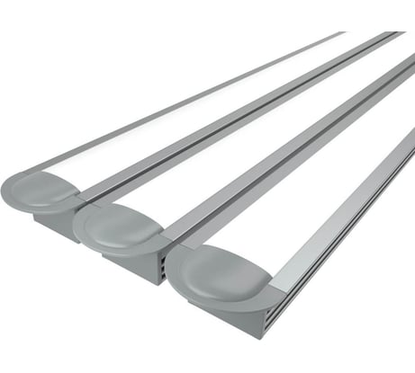 Комплект Ledcraft LC-LPV1222M16-3x3Silver из 3 шт серебро (3м профиль+3м рассеиватель+2 заглушки) 1616340184