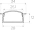 Комплект Ledcraft LC-LPV1234M28-3x2Silver из 2 шт серебро (3м профиль+3м рассеиватель+2 заглушки) 1616340057 2