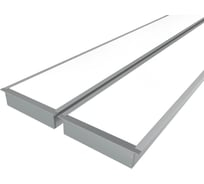 Комплект Ledcraft LC-LPV32134M115-2x2Silver из 2 шт серебро (2м профиль+2м рассеиватель+2 заглушки+комплект шурупов) 1616240165
